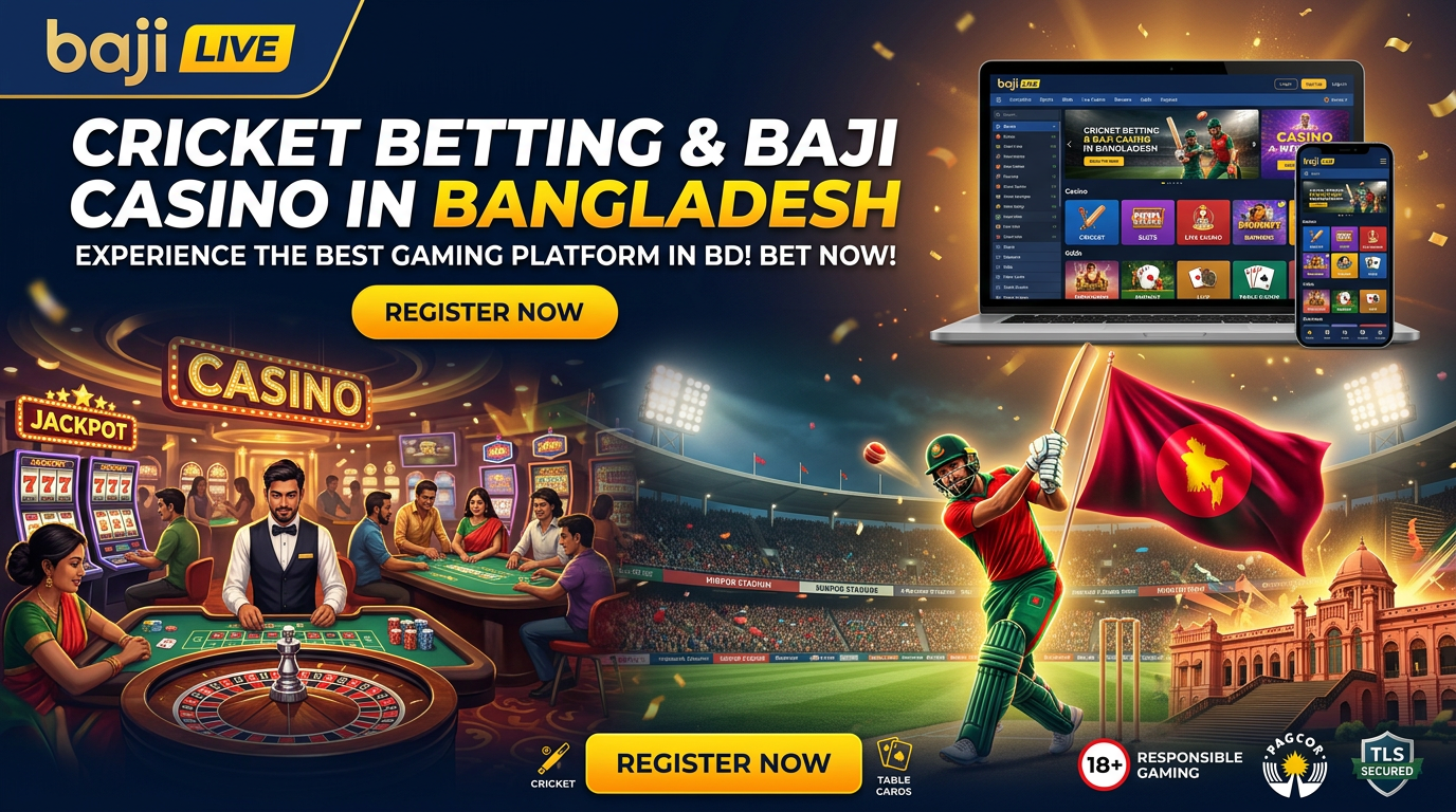 Baji live cricket betting and casino in Bangladesh